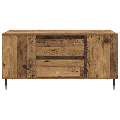 vidaXL Coffee Table Old wood 102 x 44.5 x 50 cm Engineered wood