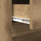 vidaXL Coffee Table Artisan oak 102 x 44.5 x 50 cm Engineered wood