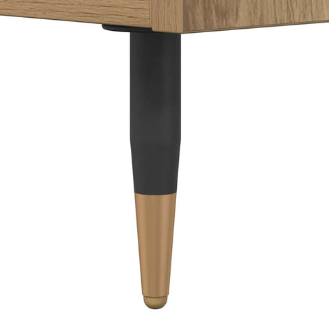 vidaXL Coffee Table Artisan oak 102 x 44.5 x 50 cm Engineered wood