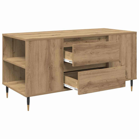 vidaXL Coffee Table Artisan oak 102 x 44.5 x 50 cm Engineered wood