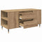 vidaXL Coffee Table Artisan oak 102 x 44.5 x 50 cm Engineered wood