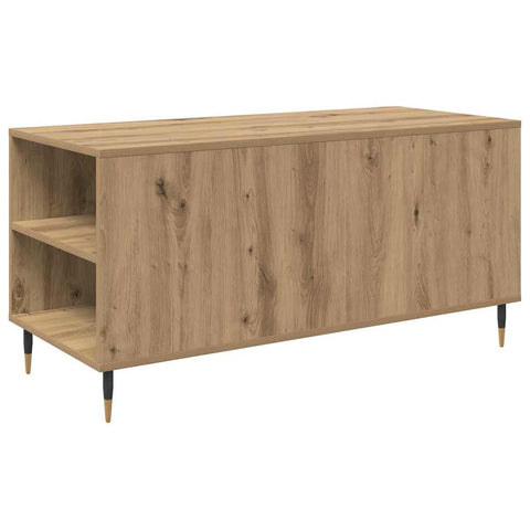 vidaXL Coffee Table Artisan oak 102 x 44.5 x 50 cm Engineered wood