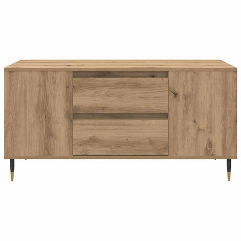 vidaXL Coffee Table Artisan oak 102 x 44.5 x 50 cm Engineered wood