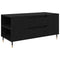 vidaXL Coffee Table Black oak 102 x 44.5 x 50 cm Engineered wood