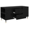 vidaXL Coffee Table Black oak 102 x 44.5 x 50 cm Engineered wood