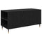 vidaXL Coffee Table Black oak 102 x 44.5 x 50 cm Engineered wood