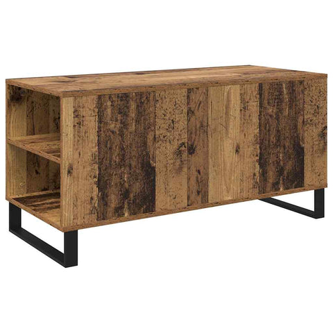 vidaXL Coffee Table Old Wood 102 x 44.5 x 50 cm Engineered Wood