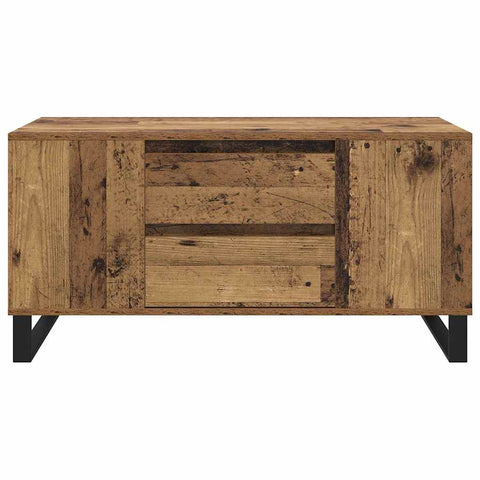 vidaXL Coffee Table Old Wood 102 x 44.5 x 50 cm Engineered Wood