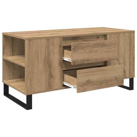 vidaXL Coffee Table Artisan Oak 102 x 44.5 x 50 cm Engineered Wood