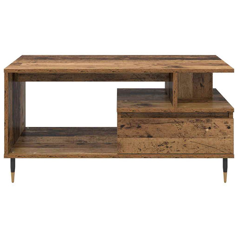 vidaXL Coffee Table Old Wood 90 x 49 x 45 cm Engineered Wood