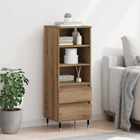 vidaXL Highboard Artisan Oak 40 x 36 x 110 cm Engineered Wood