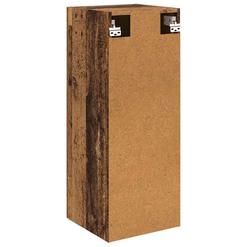 vidaXL Wall Mounted Cabinet Old Wood 34.5 x 34 x 90 cm Engineered Wood