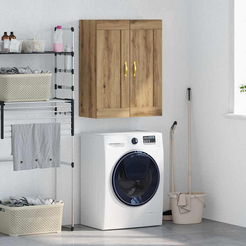 vidaXL Wall Mounted Cabinet Artisan Oak 69.5 x 34 x 90 cm