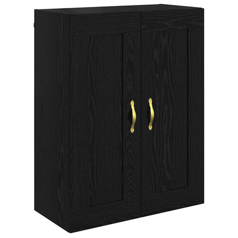 vidaXL Wall Mounted Cabinet Black Oak 69.5 x 34 x 90 cm