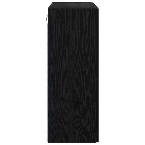 vidaXL Wall Mounted Cabinet Black Oak 69.5 x 34 x 90 cm