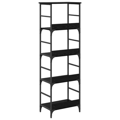 vidaXL Bookshelf Black Oak 50 x 33 x 153 cm Engineered Wood