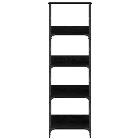 vidaXL Bookshelf Black Oak 50 x 33 x 153 cm Engineered Wood