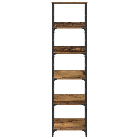vidaXL Bookshelf Old Wood 50 x 33 x 188.5 cm Engineered Wood