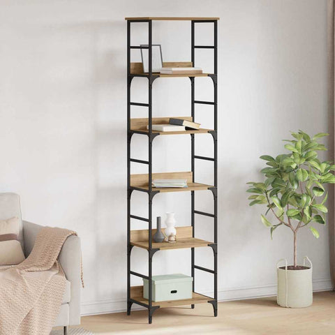 vidaXL Bookshelf Artisan Oak 50 x 33 x 188.5 cm Engineered Wood