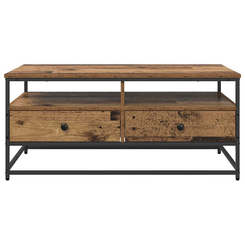 vidaXL Coffee Table Old wood 100 x 51 x 45 cm Engineered wood