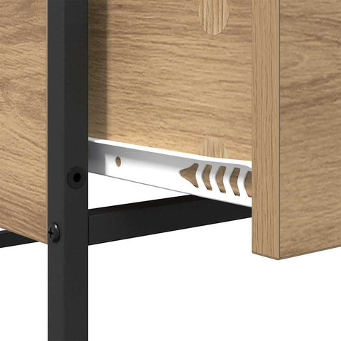 vidaXL Coffee Table Artisan oak 100 x 51 x 45 cm Engineered wood