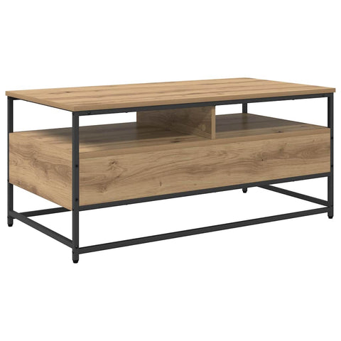 vidaXL Coffee Table Artisan oak 100 x 51 x 45 cm Engineered wood