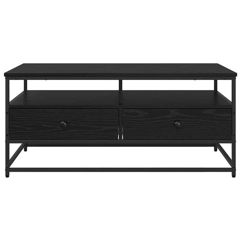 vidaXL Coffee Table Black oak 100 x 51 x 45 cm Engineered wood