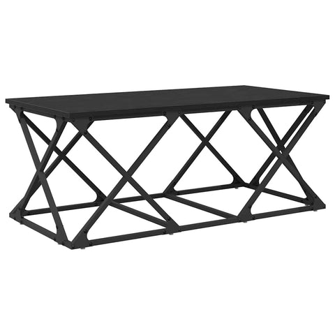 vidaXL Coffee Table Black oak 100 x 49 x 40 cm Engineered wood