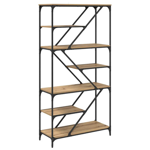 vidaXL Bookshelf Artisan Oak 91 x 36 x 176 cm Engineered Wood