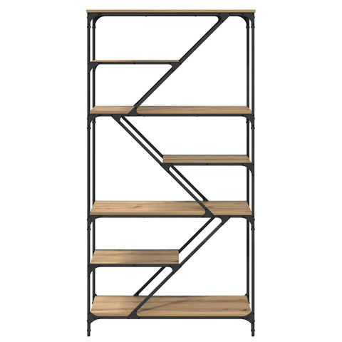 vidaXL Bookshelf Artisan Oak 91 x 36 x 176 cm Engineered Wood