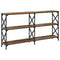 vidaXL Console Table Old wood 156 x 28 x 80.5 cm Engineered Wood