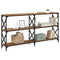 vidaXL Console Table Old wood 156 x 28 x 80.5 cm Engineered Wood