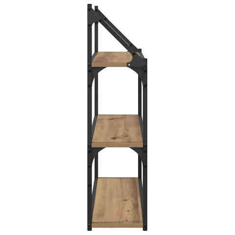 vidaXL Wall Shelf Artisan Oak 60 x 21 x 78.5 cm Engineered Wood