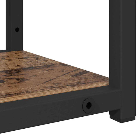 vidaXL Wall Shelf Old Wood 80 x 21 x 78.5 cm Engineered Wood