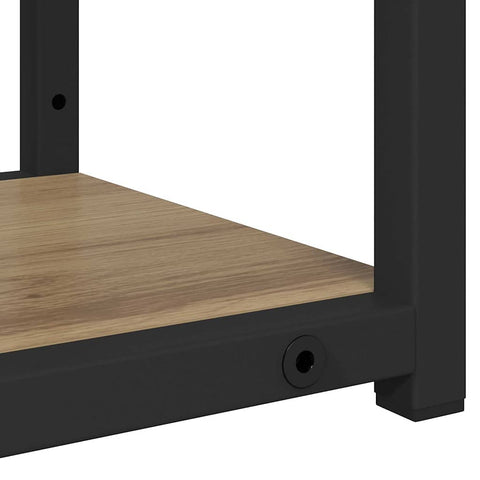 vidaXL Wall Shelf Artisan Oak 80 x 21 x 78.5 cm Engineered Wood