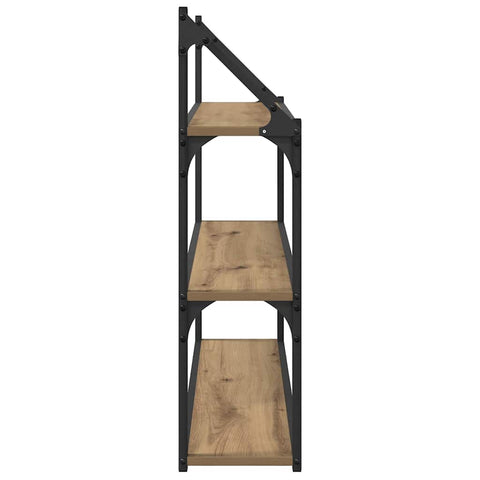 vidaXL Wall Shelf Artisan Oak 80 x 21 x 78.5 cm Engineered Wood