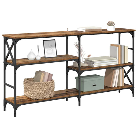 vidaXL Console Table Old wood 150 x 29 x 76.5 cm Engineered wood