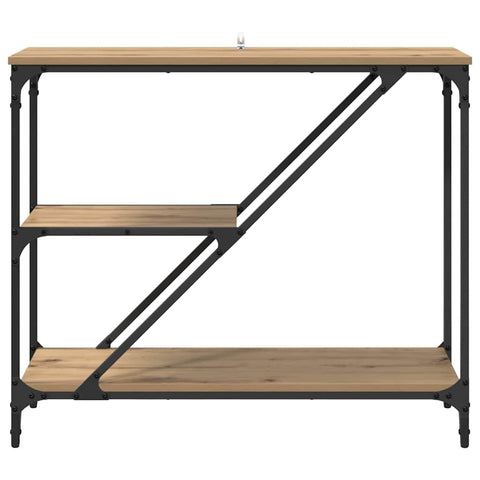 vidaXL Console Table Artisan Oak 88.5 x 30 x 75 cm Engineered Wood