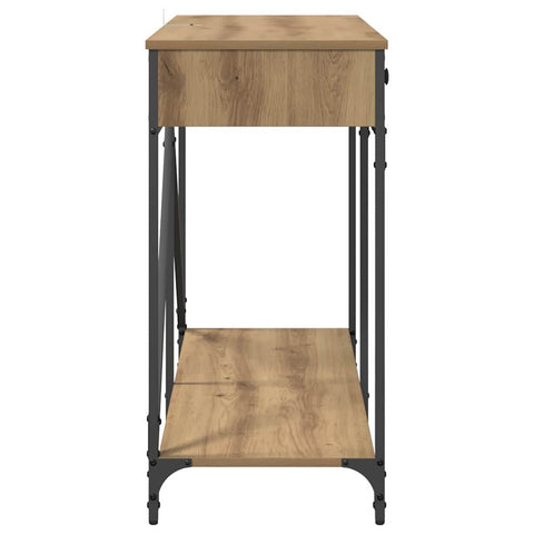 vidaXL Console Table Artisan Oak 100 x 39 x 78.5 cm Engineered Wood