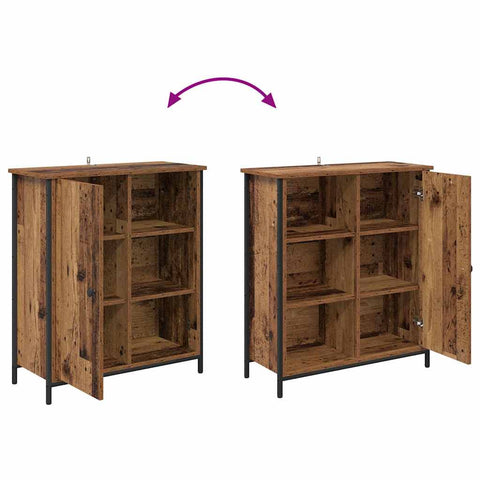 vidaXL Sideboard Old Wood 70 x 30 x 80 cm Engineered Wood