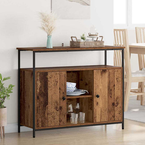 vidaXL Sideboard Old Wood 100 x 35 x 80 cm Engineered Wood