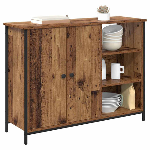 vidaXL Sideboard Old Wood 100 x 33 x 75 cm Engineered Wood