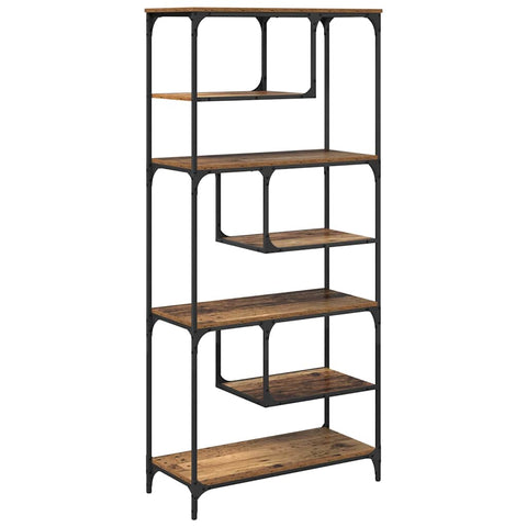 vidaXL Bookcase Old wood Engineered wood