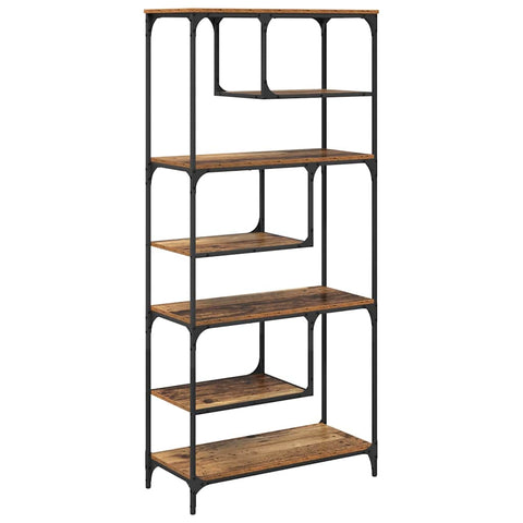 vidaXL Bookcase Old wood Engineered wood