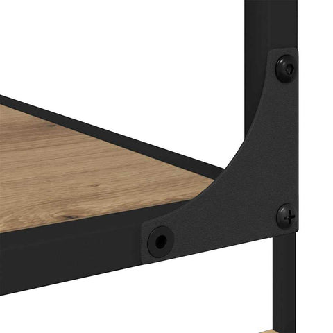 vidaXL Bookcase Artisan oak Engineered wood