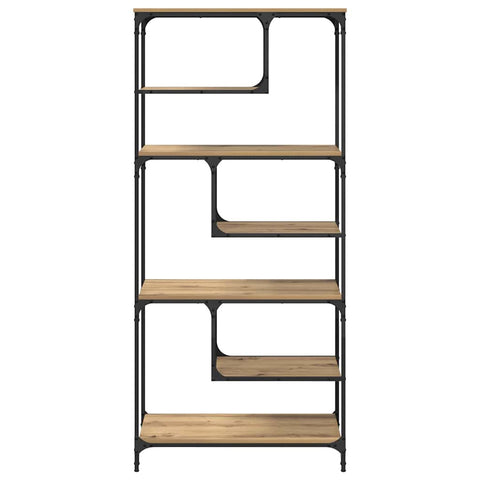 vidaXL Bookcase Artisan oak Engineered wood