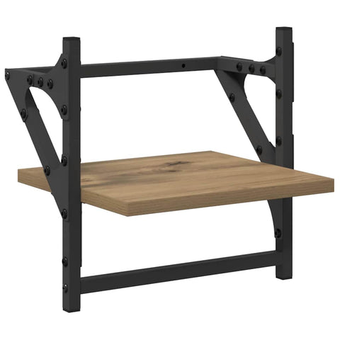 vidaXL Wall Shelf Set with Shelf 6 pcs Artisan Oak 100 x 25 x 30 cm