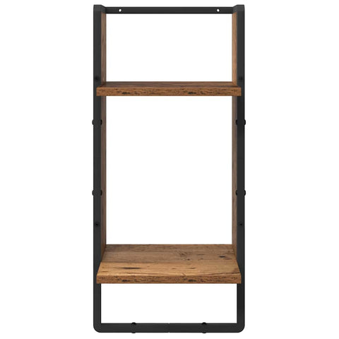 vidaXL Wall Shelf Set 4 pcs Old Wood 65 x 25 x 30 cm Engineered Wood