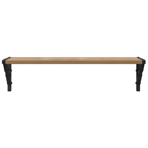 vidaXL Wall Shelves with Shelf 2 pcs Artisan Oak 60 x 15 x 15.5 cm