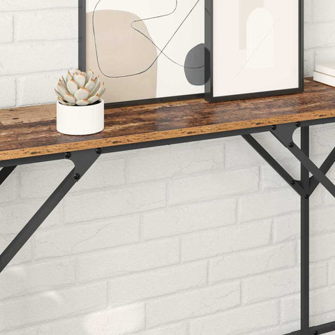 vidaXL Console Table Old wood 180 x 29 x 75 cm Engineered wood
